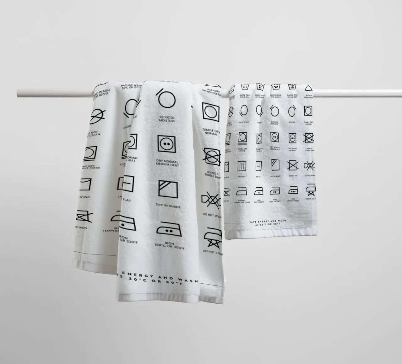 Laundry badhanddoek van daylight design studio