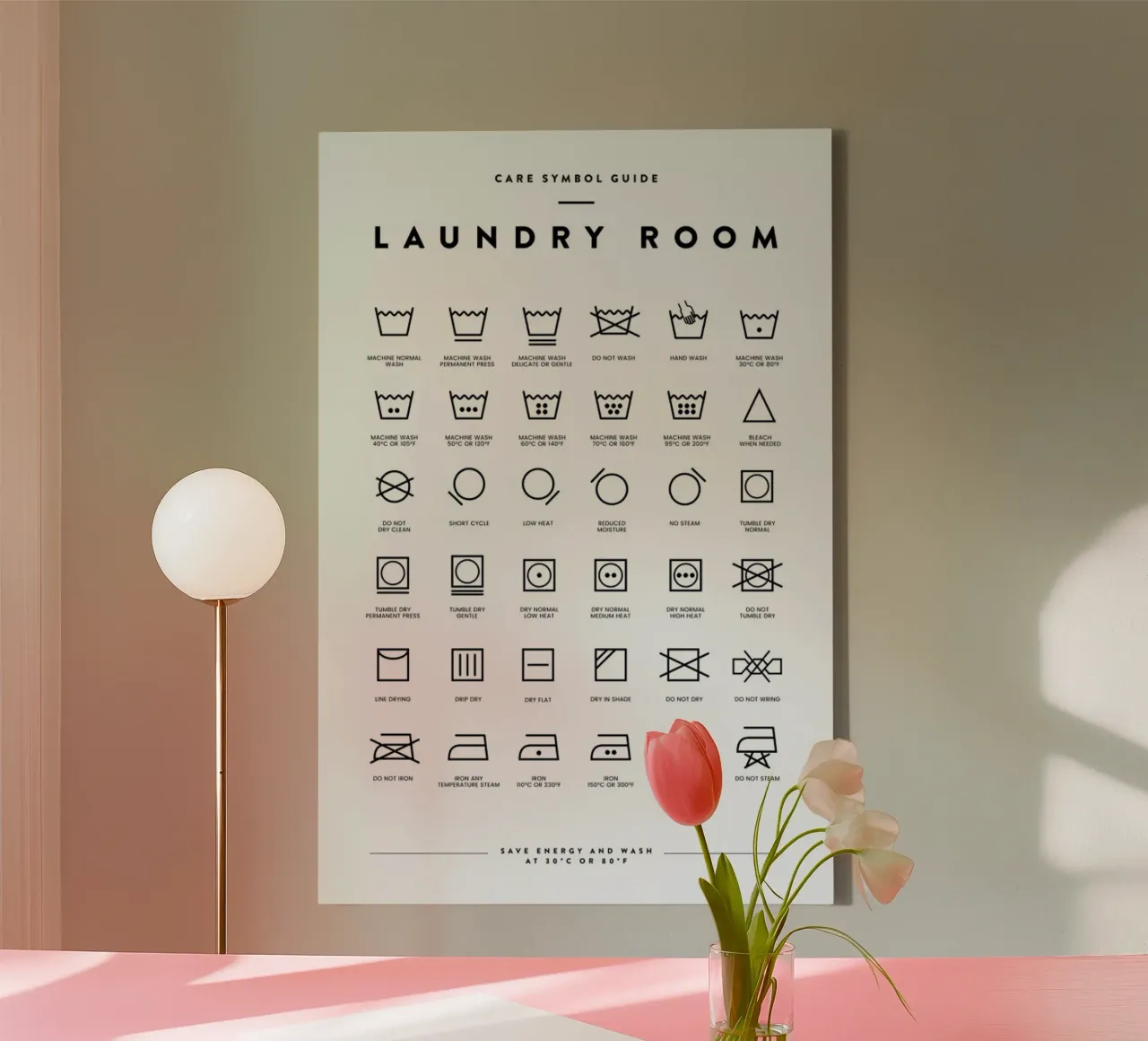Laundry canvas by daylight design studio