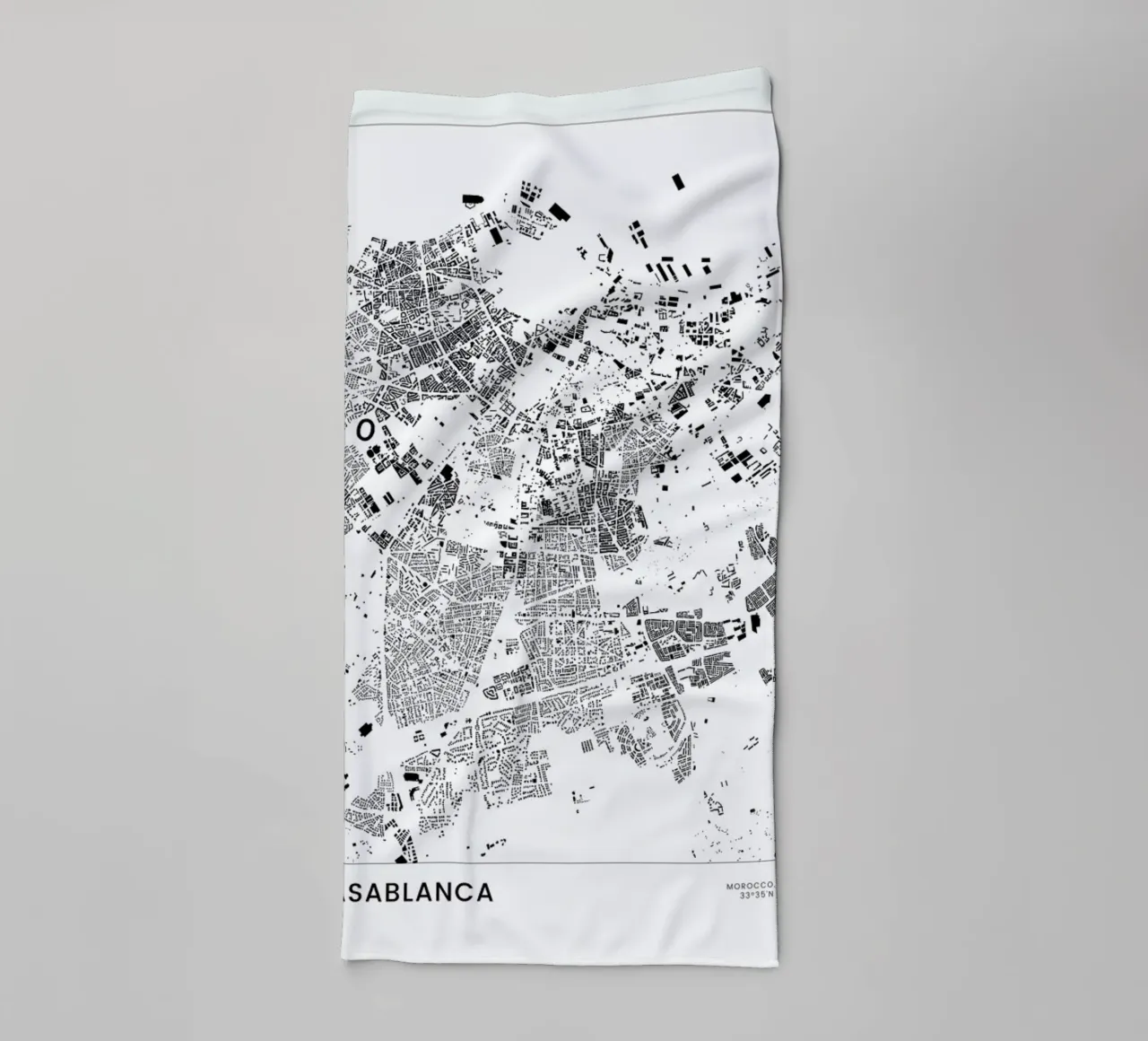 Casablanca asciugamano da bagno da The Cartography Collection