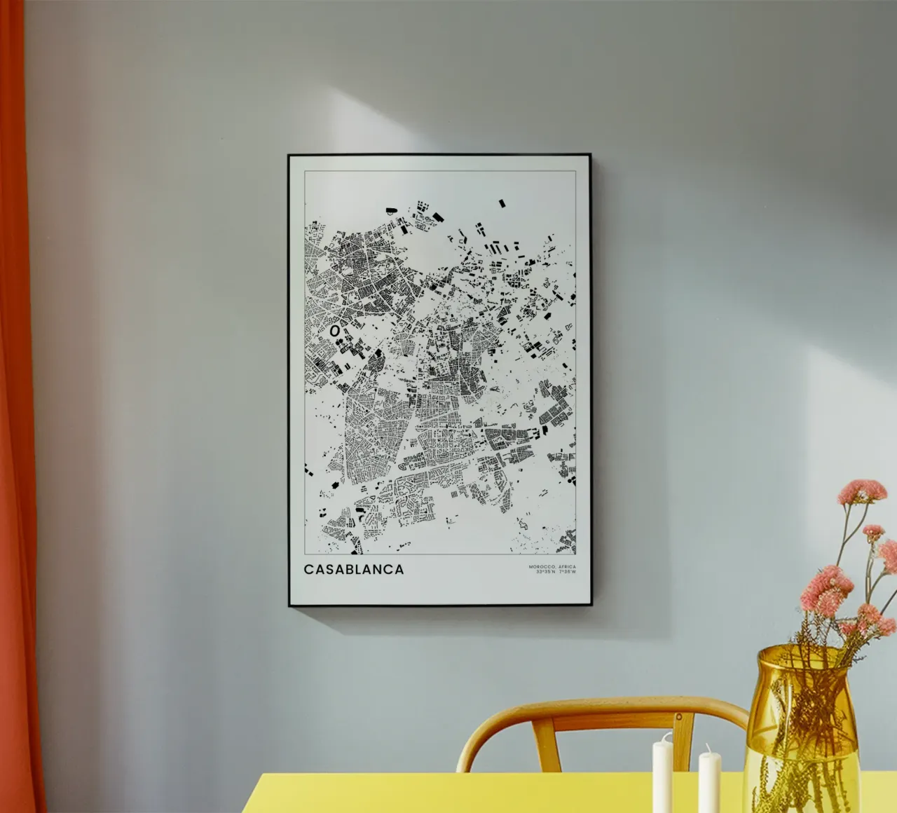 Casablanca plexiglass da The Cartography Collection