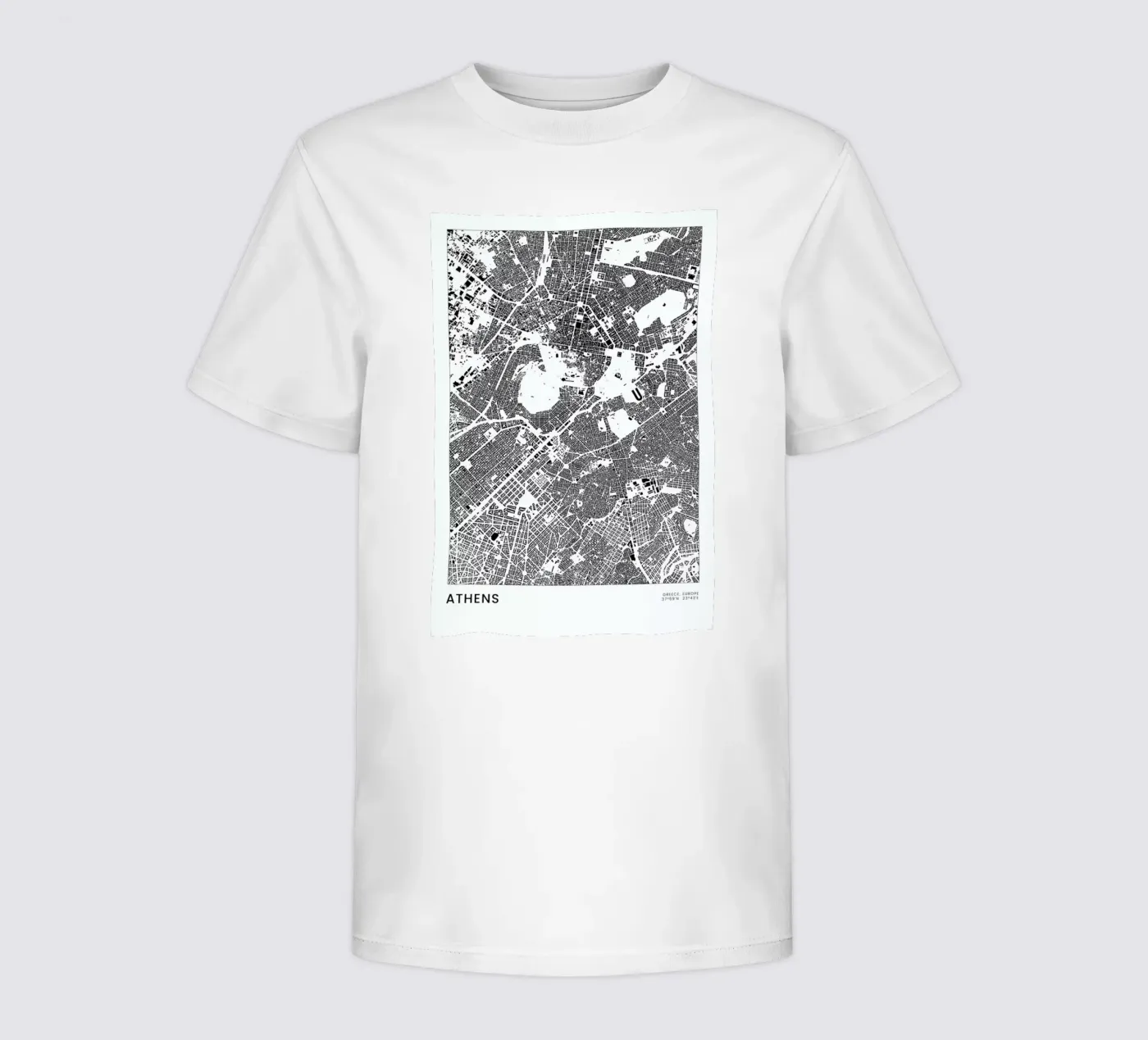 Athens t-shirt bambini da The Cartography Collection