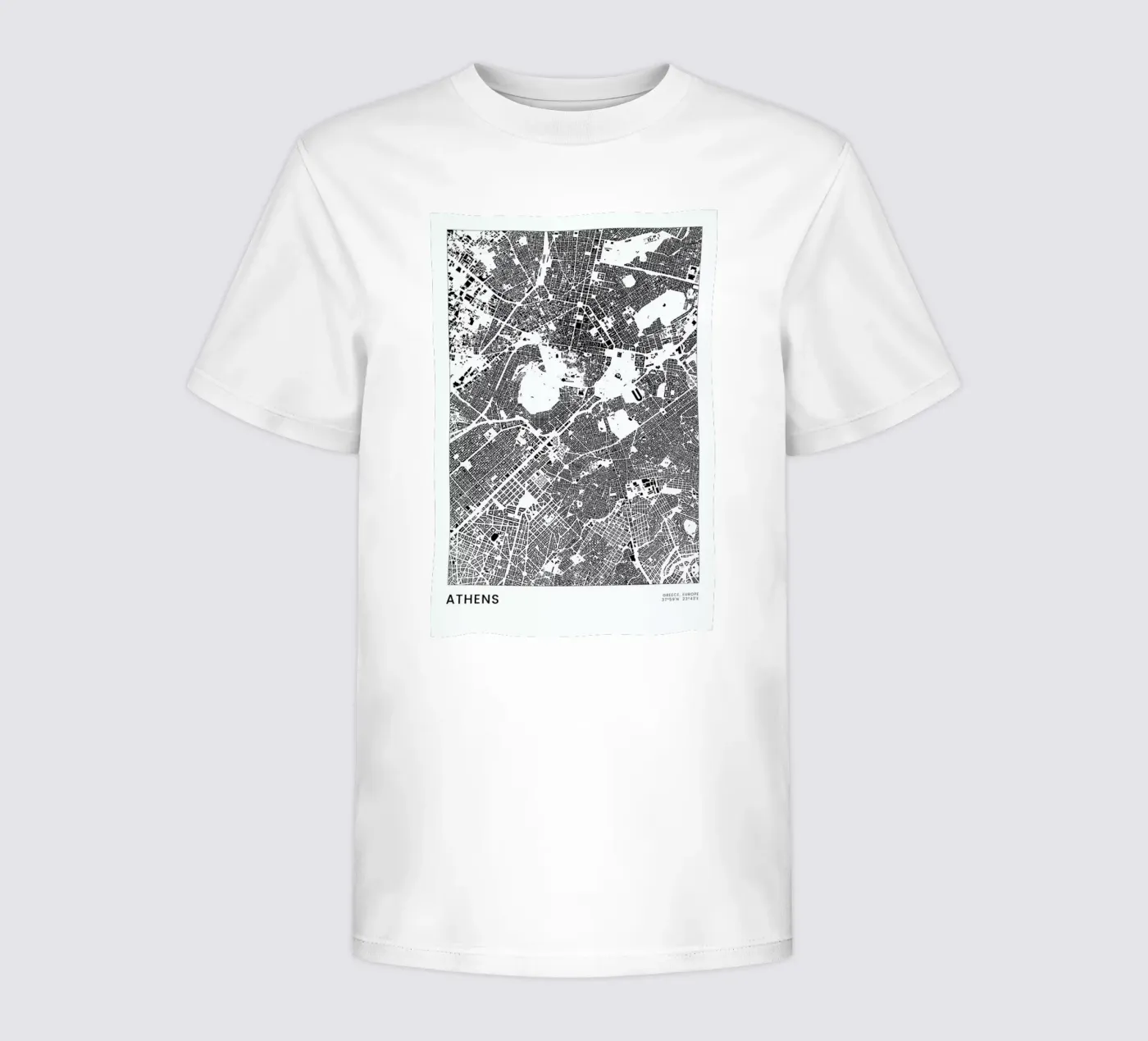 Athens t-shirt bambini da The Cartography Collection