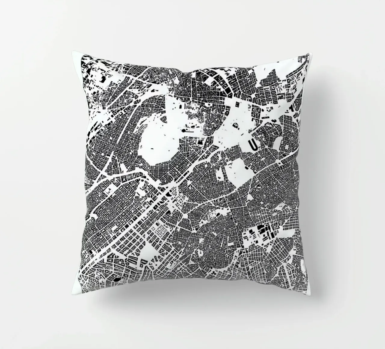 Athens decorative cushion by The Cartography Collection