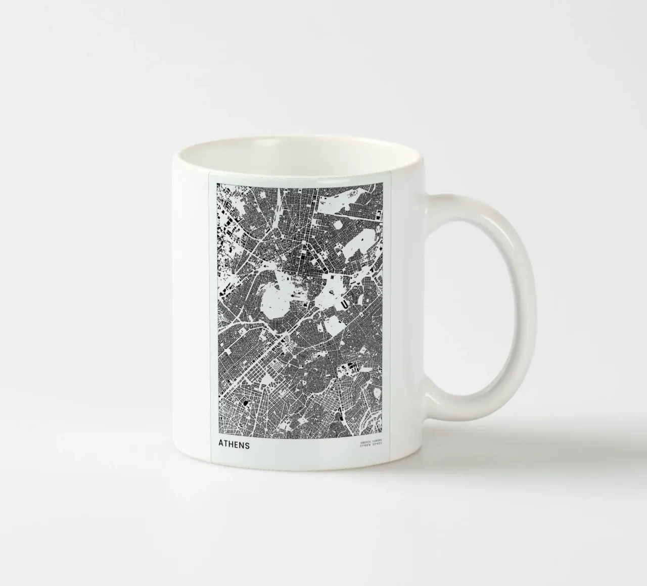 Athens tazza in ceramica da The Cartography Collection