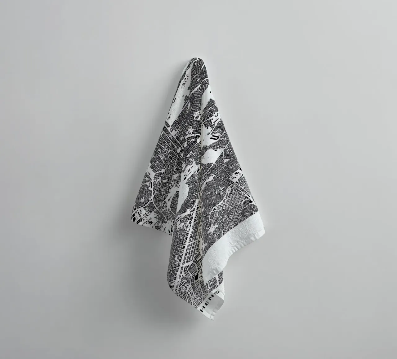 Athens towel by The Cartography Collection