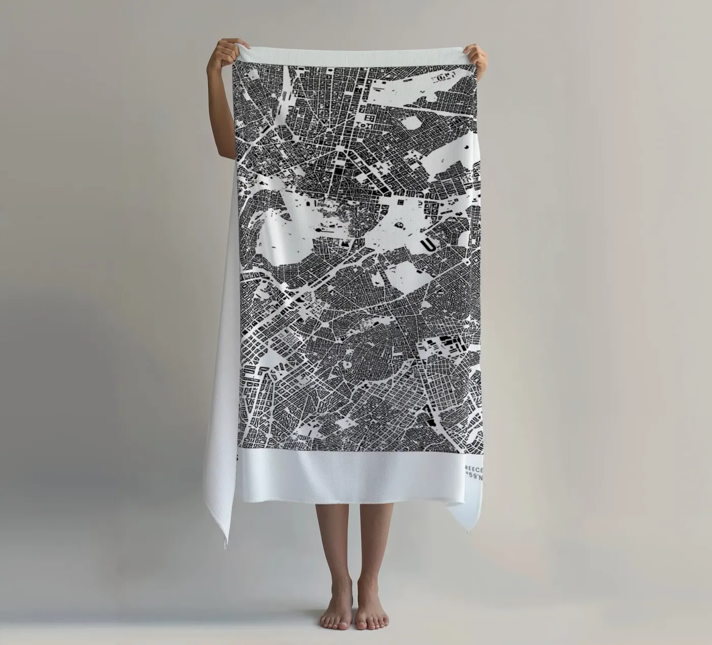 Athens telo mare da The Cartography Collection