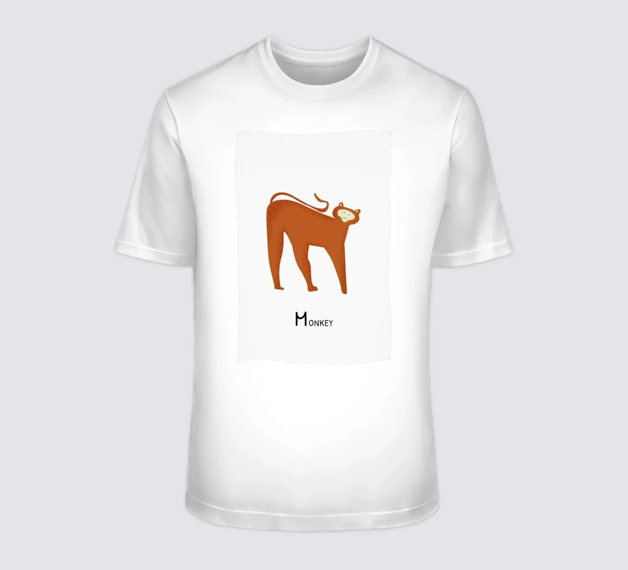 M for Monkey t-shirt da Little Flourishes