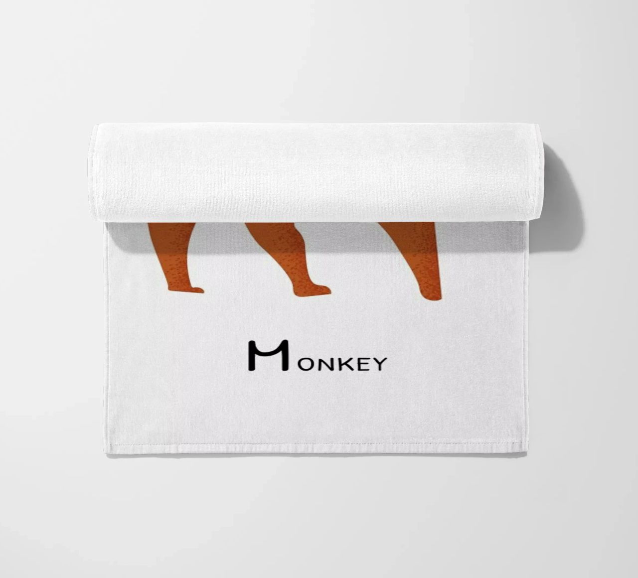 M for Monkey telo mare da Little Flourishes