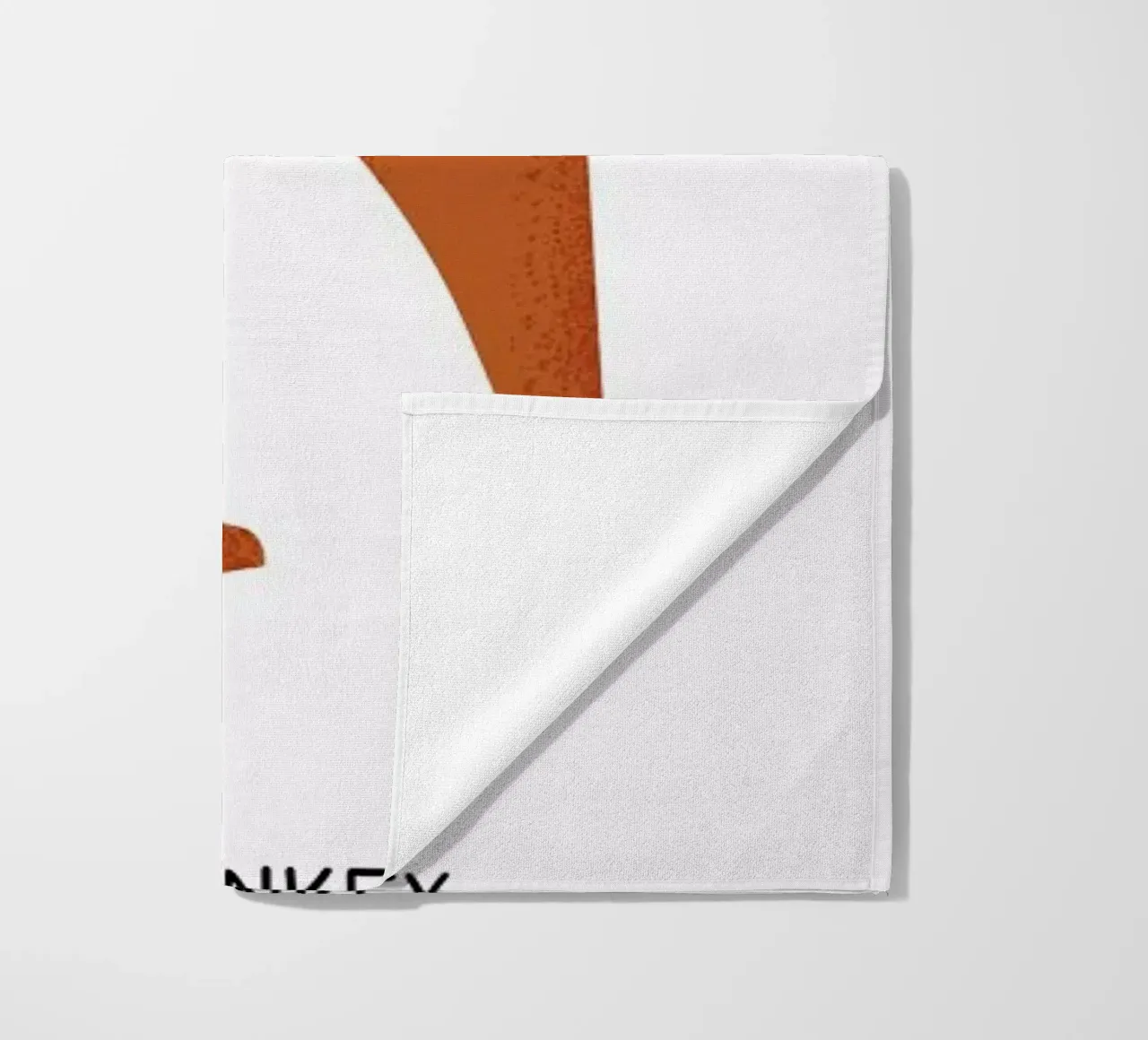 M for Monkey beach towel by Little Flourishes
