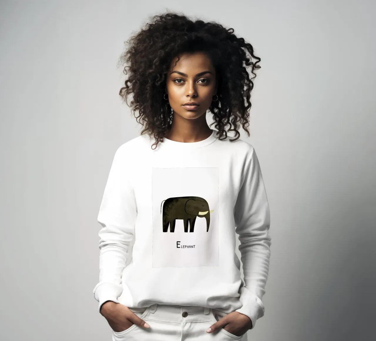 Elephant felpa da Little Flourishes