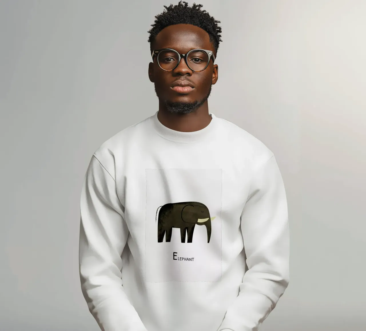 Elephant felpa da Little Flourishes