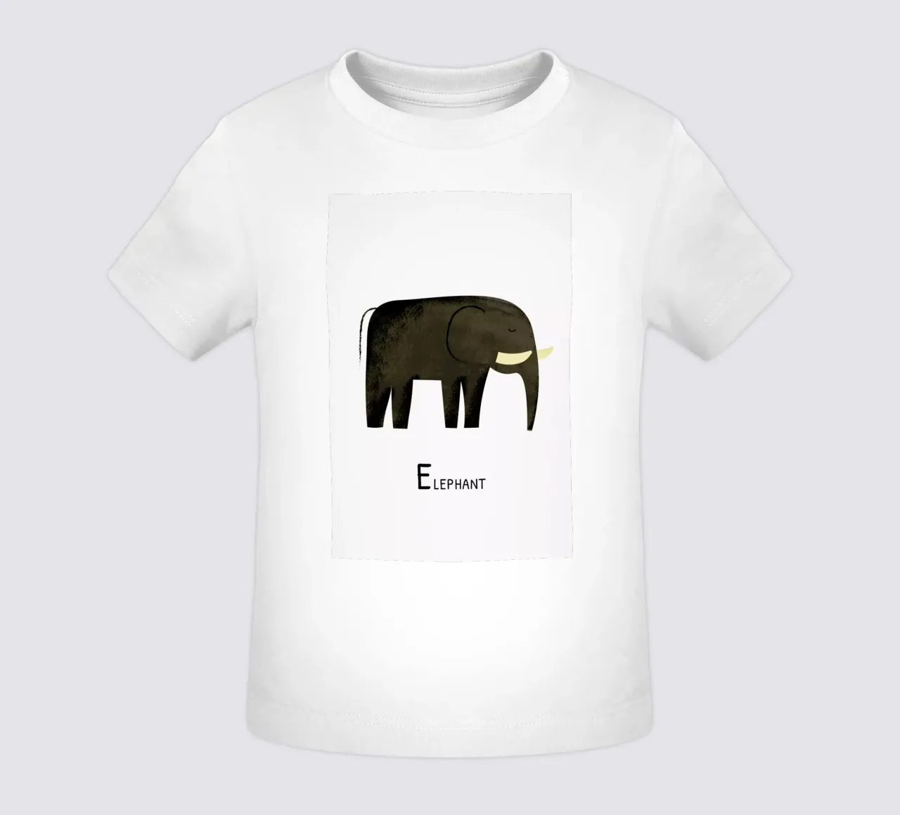 Elephant baby t-shirt by Little Flourishes