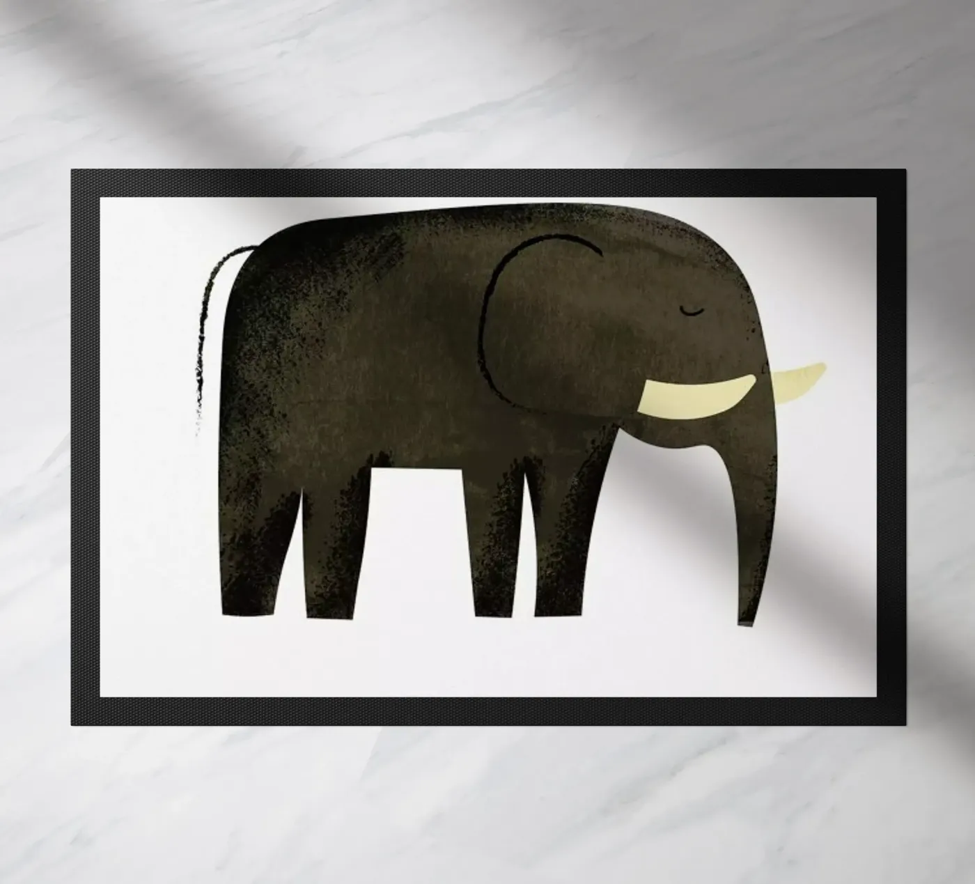 Elephant deurmat van Little Flourishes