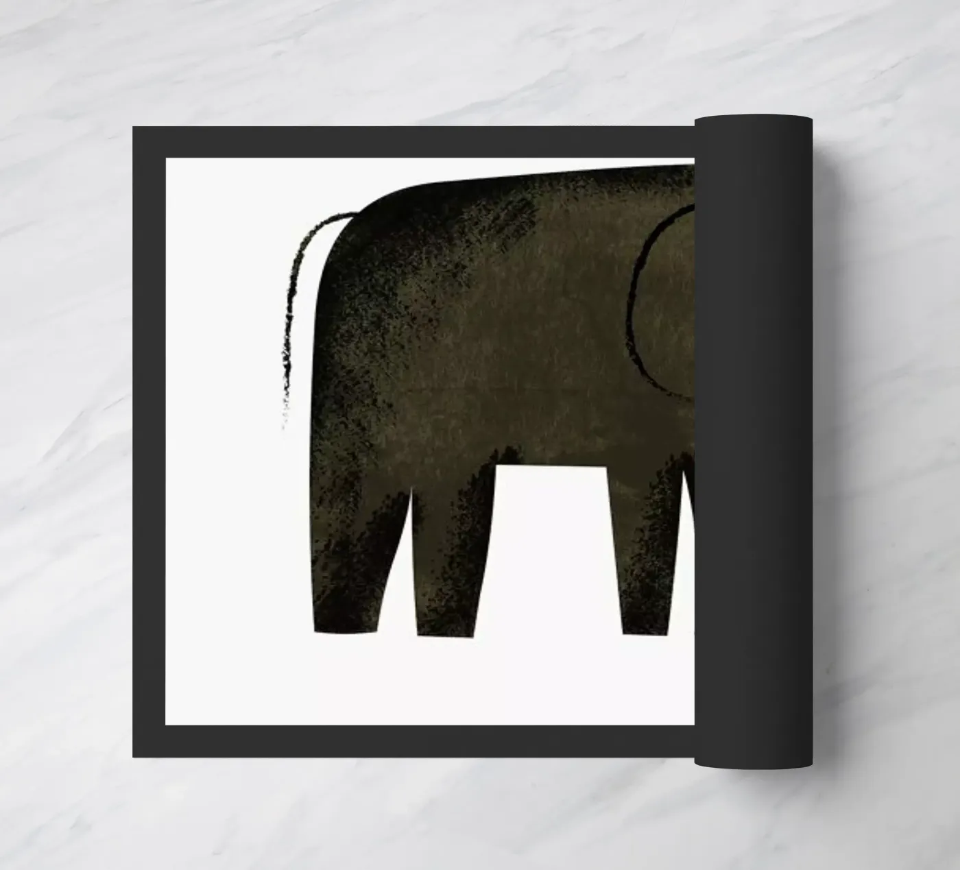 Elephant deurmat van Little Flourishes