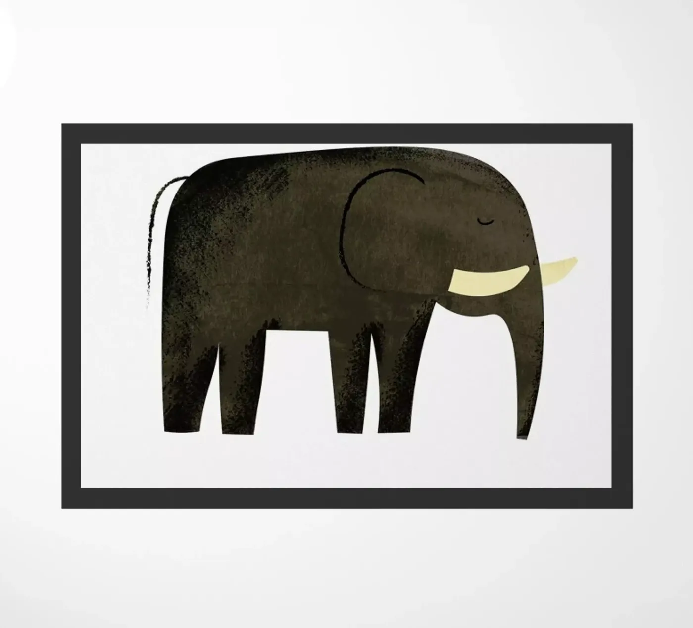 Elephant deurmat van Little Flourishes