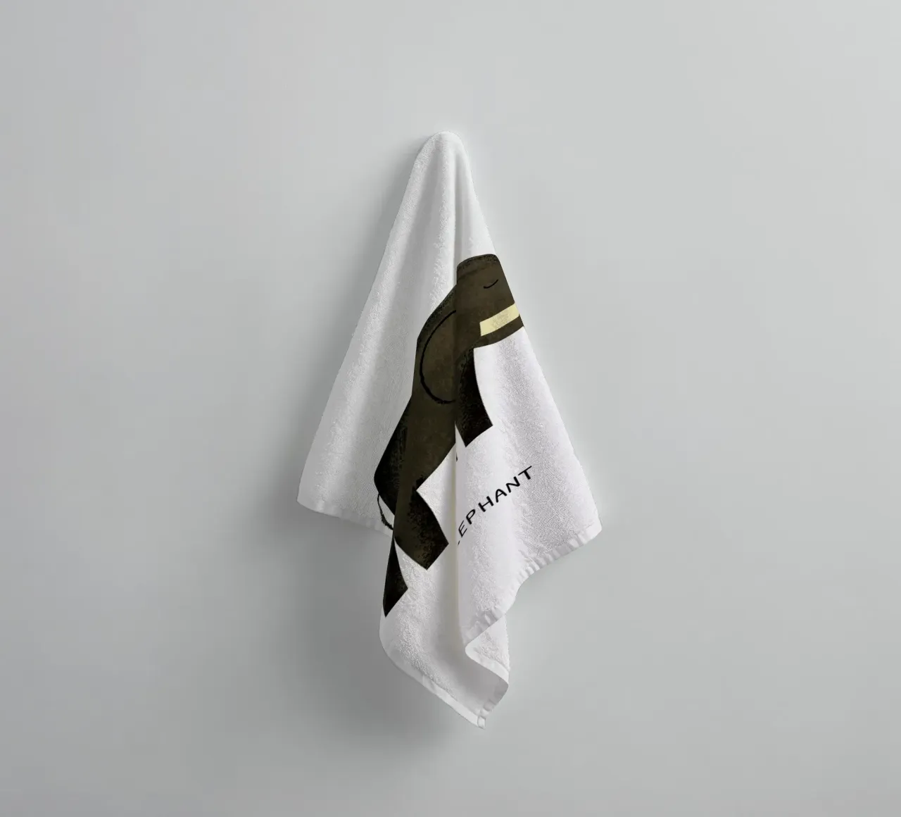 Elephant asciugamano da bagno da Little Flourishes