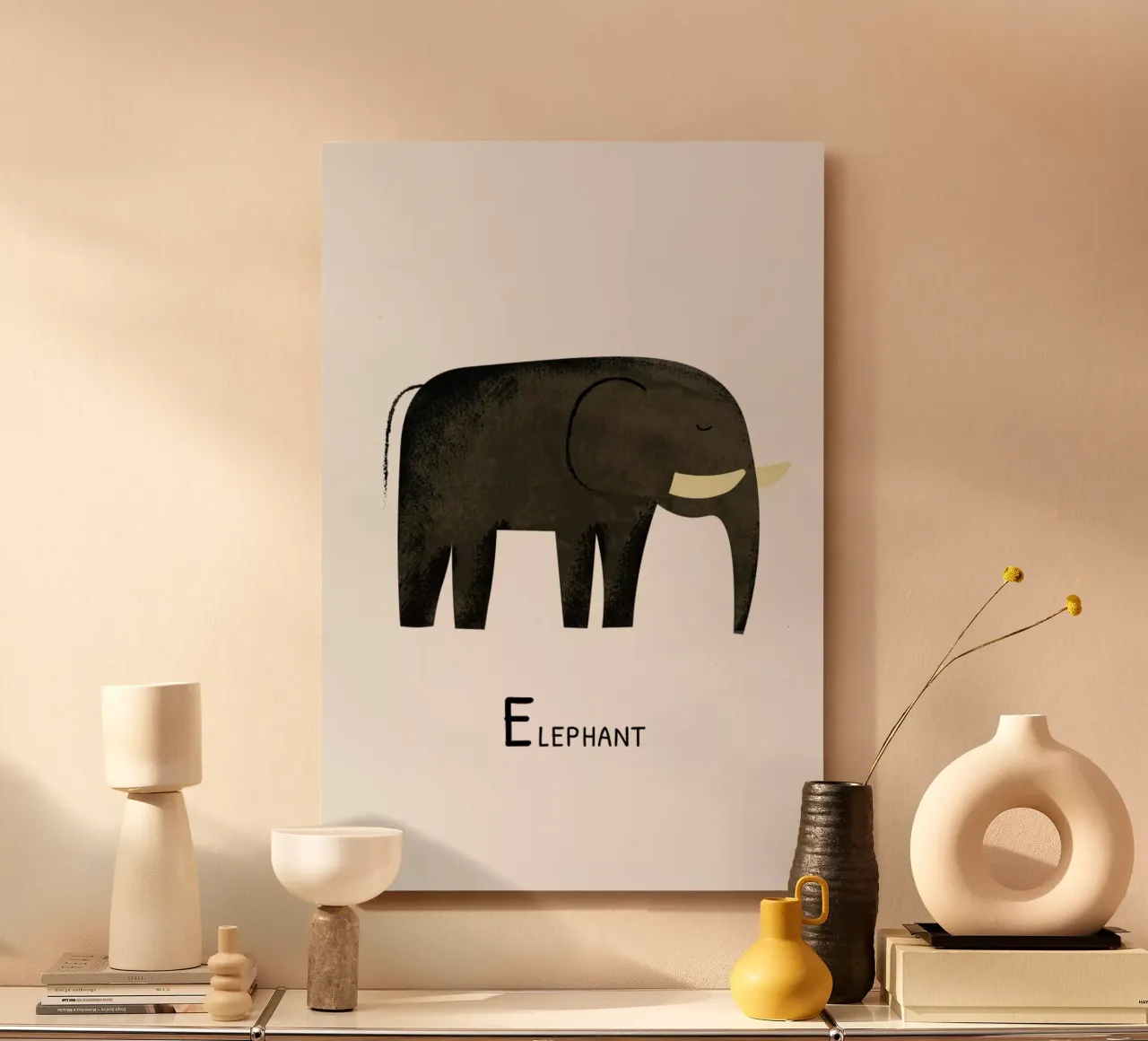 Elephant alluminio dibond da Little Flourishes