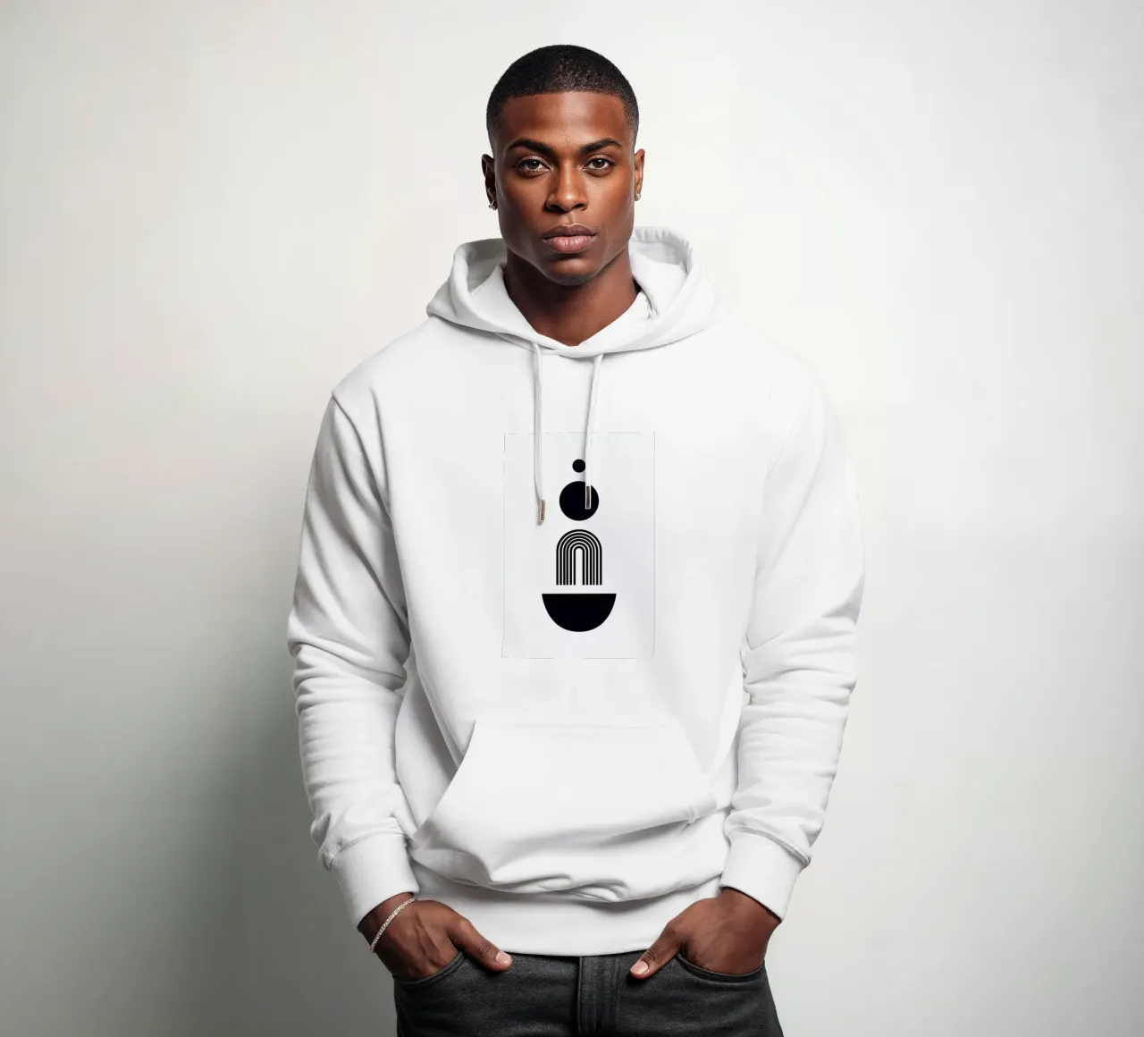 Linearity II felpa con cappuccio da Pure