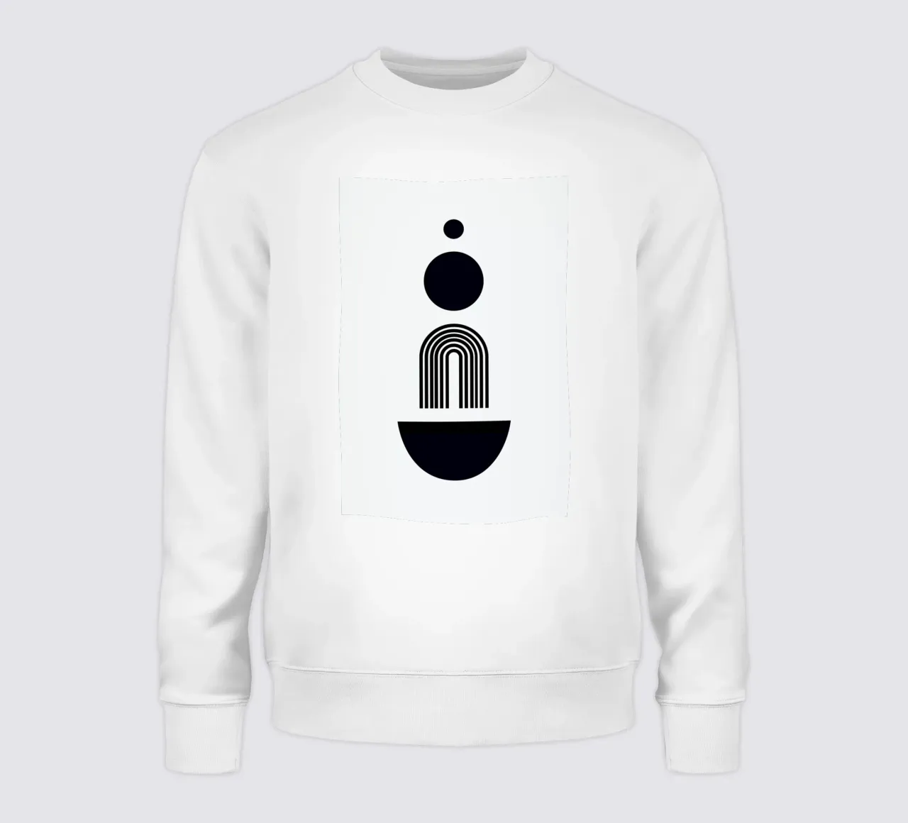 Linearity II sweatshirt van Pure