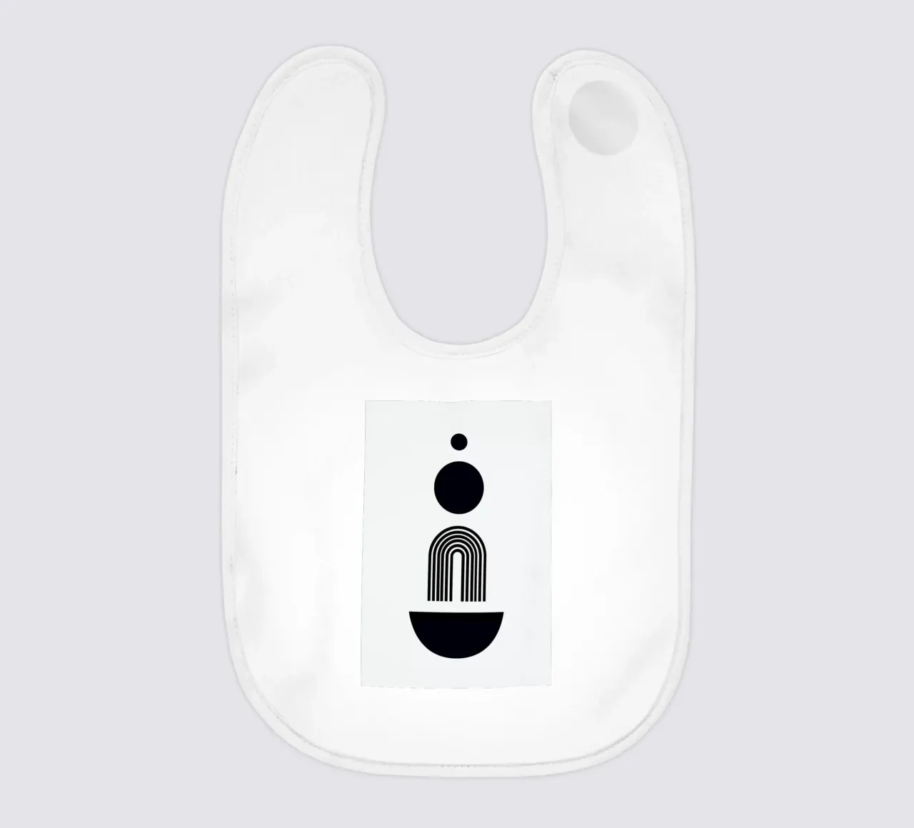 Linearity II baby bib by Pure
