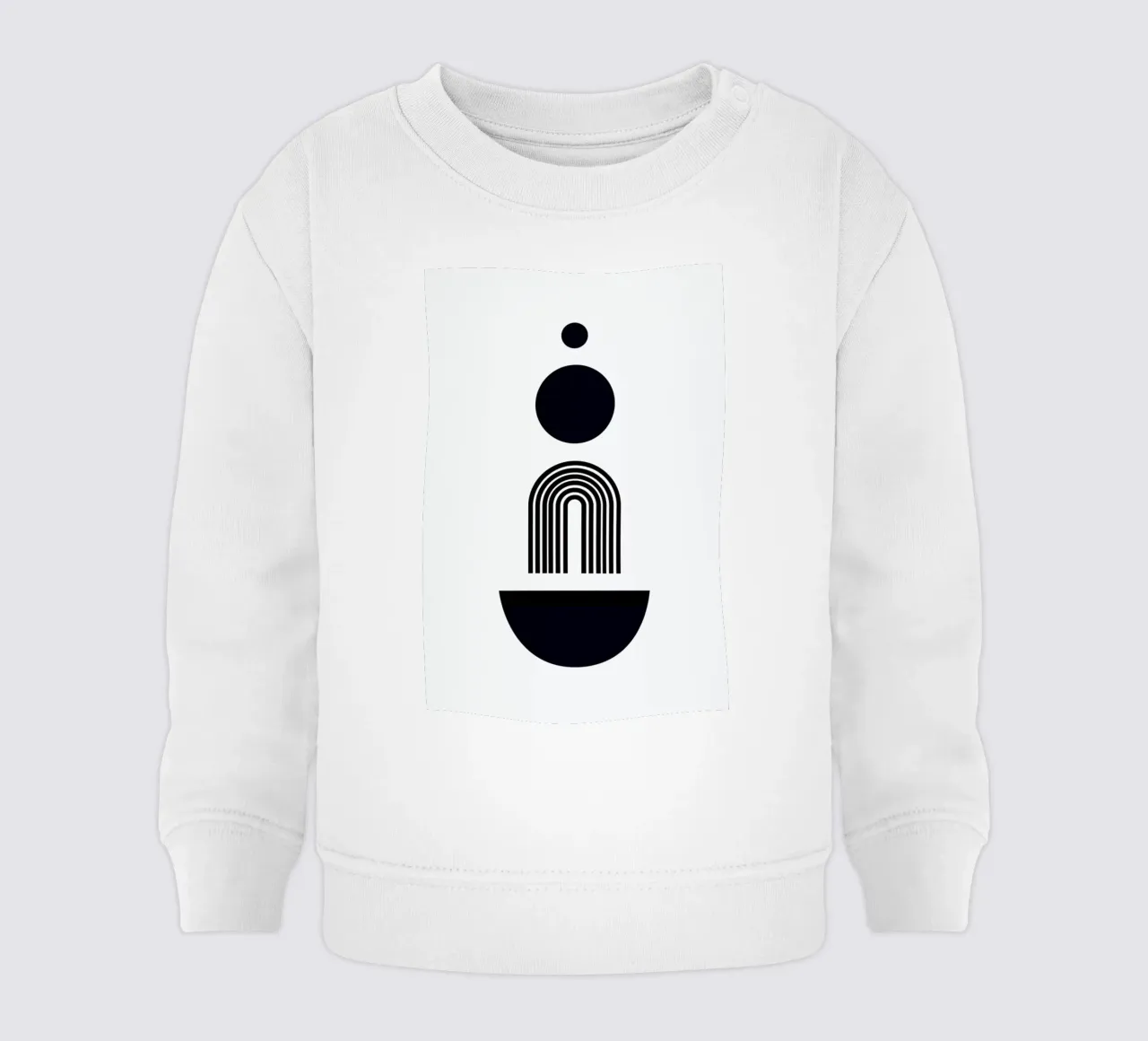 Linearity II baby sweatshirt van Pure