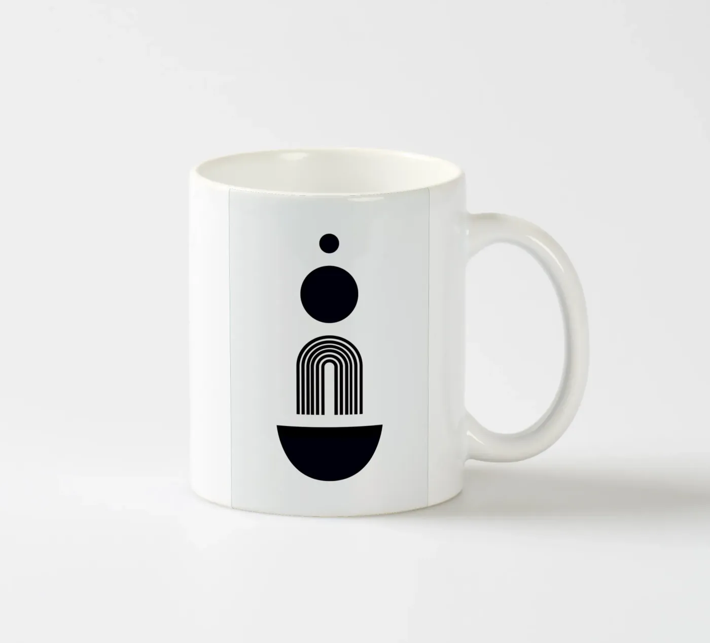 Linearity II ceramic mug by Pure