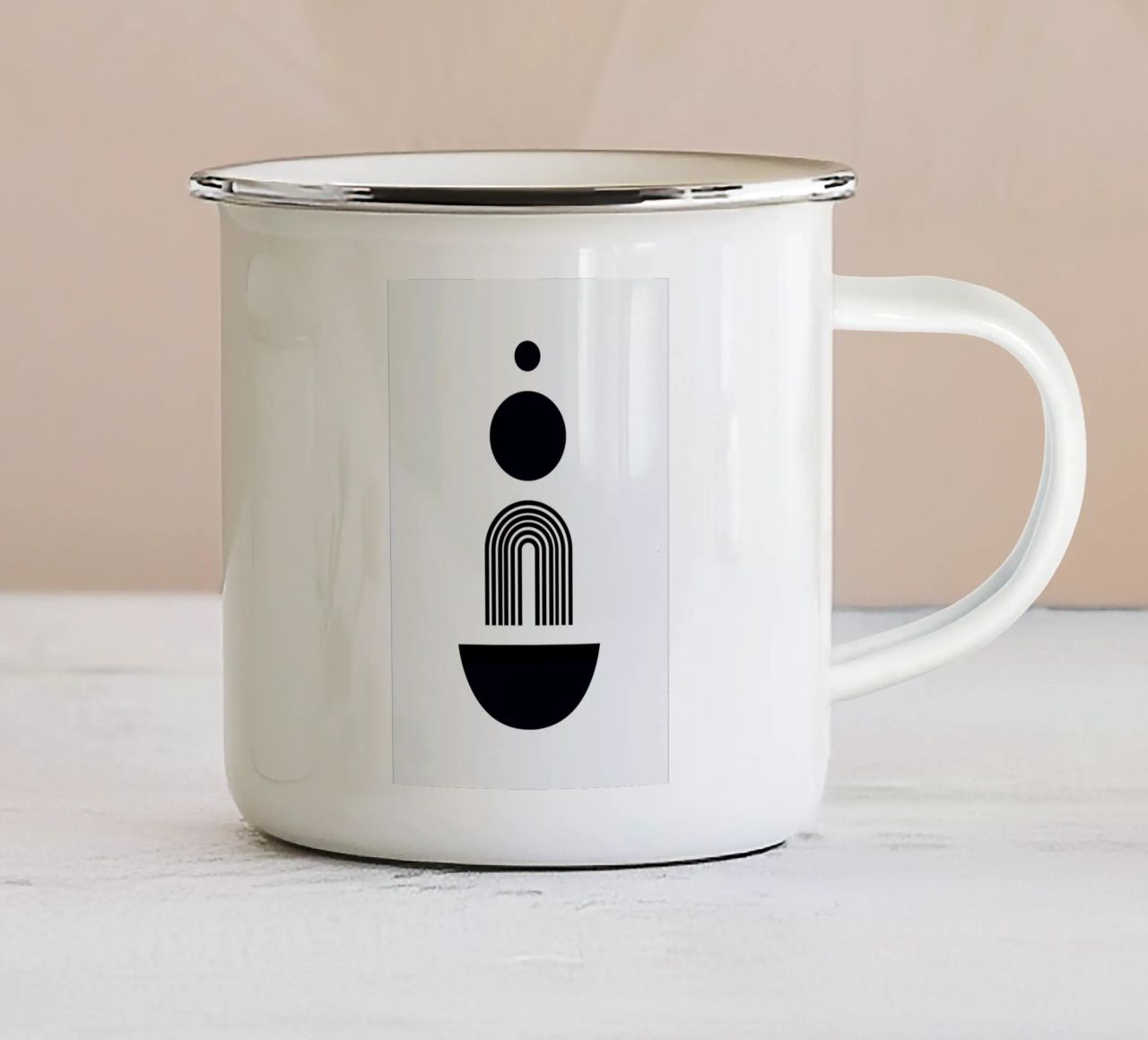 Linearity II tazza in smalto da Pure