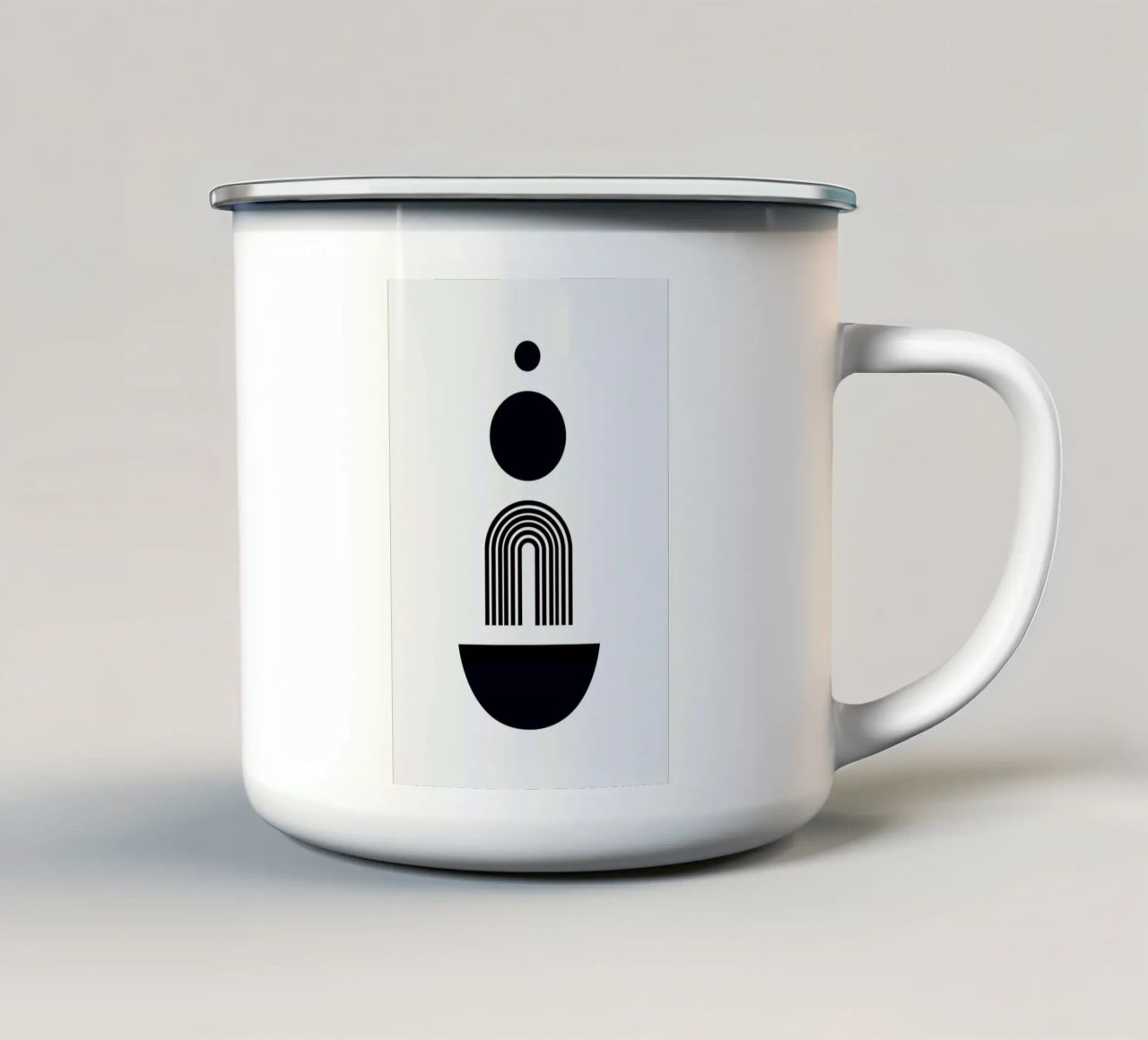 Linearity II tazza in smalto da Pure