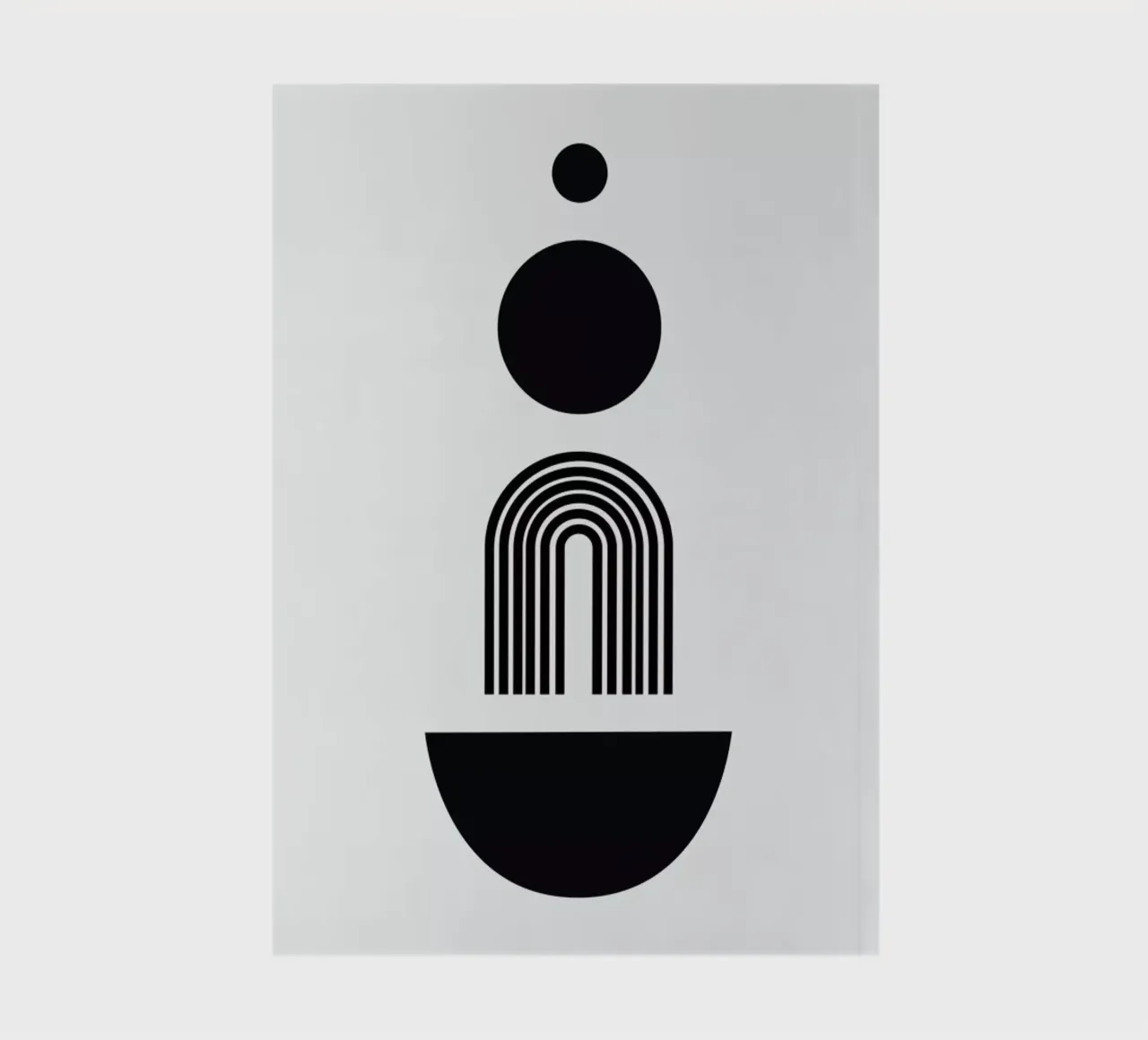 Linearity II Notizbuch von Pure