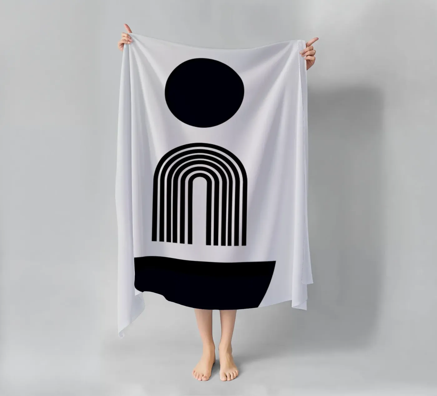 Linearity II beach towel by Pure