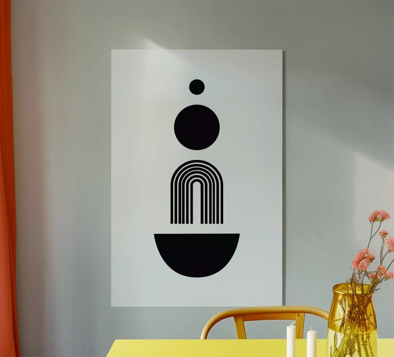 Linearity II acrylic glass by Pure