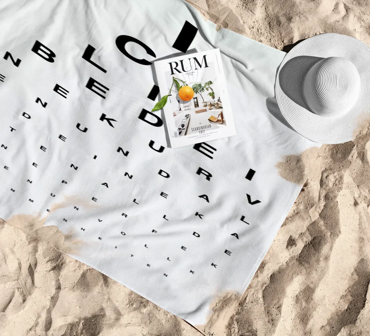 Eye Chart Ich Liebe Dich telo mare da daylight design studio