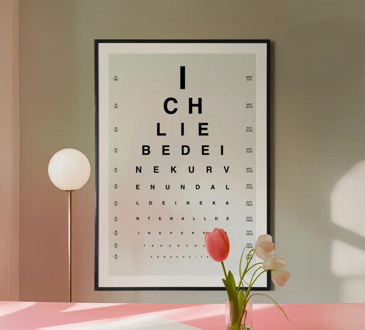 Eye Chart Ich Liebe Dich hahnemühle de daylight design studio