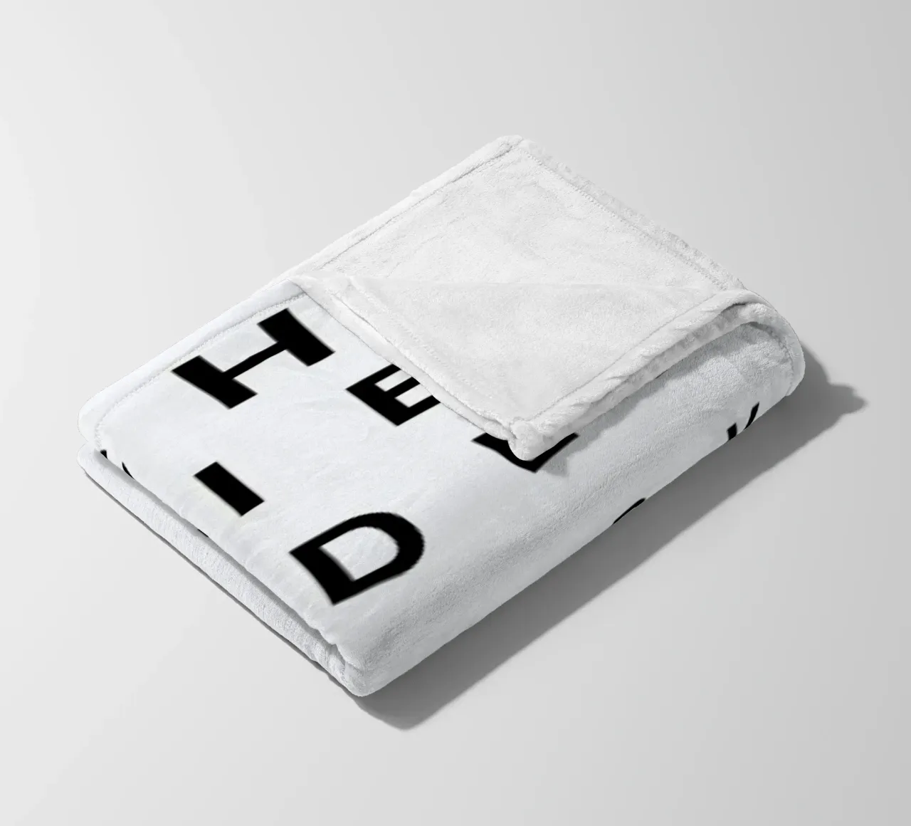 Eye Chart Ich Liebe Dich coperta in pile da daylight design studio