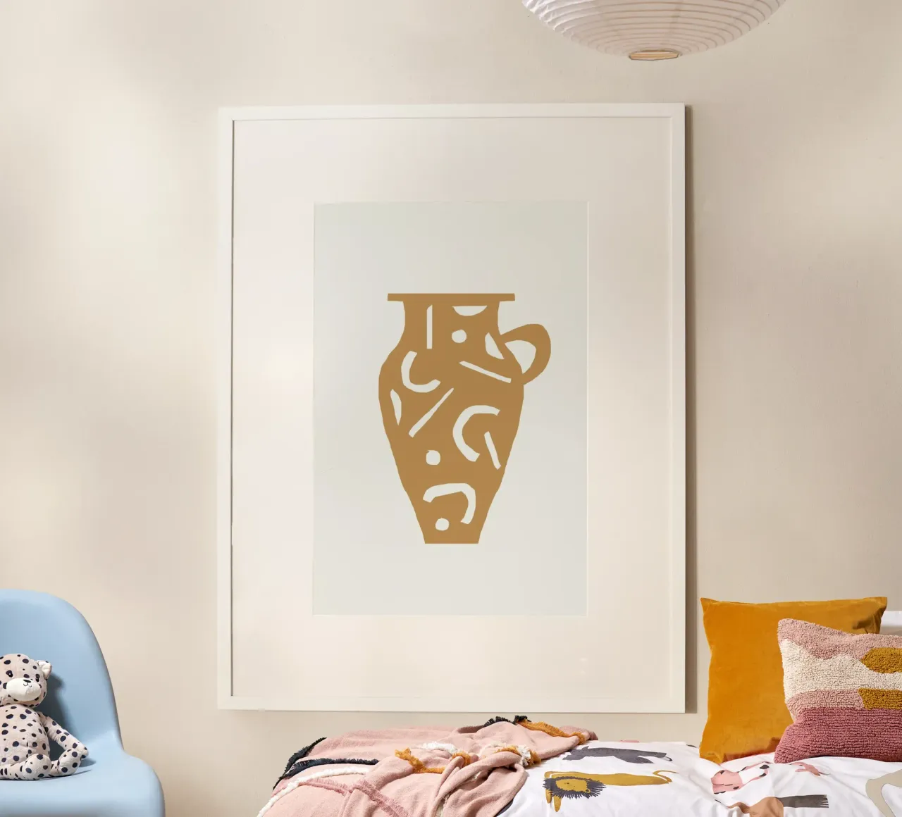 Reah poster con telaio in alluminio da Charlotte Winter