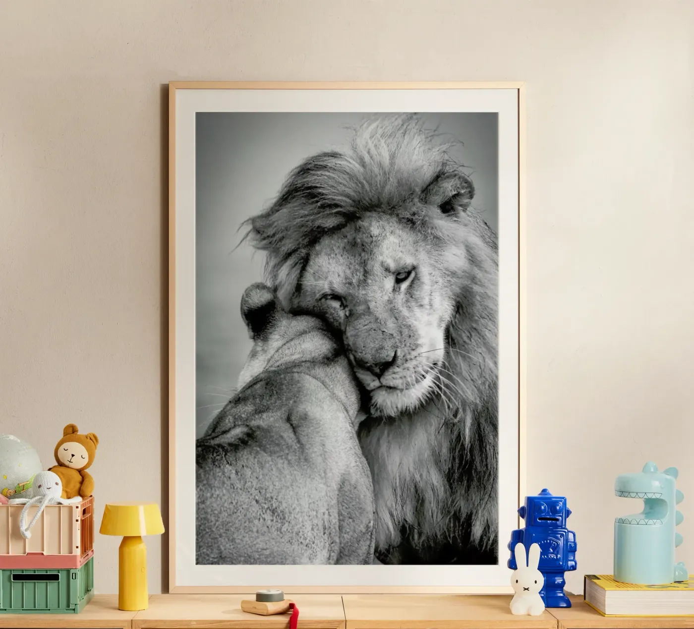 African Love! Ali Khataw poster van Pictufy