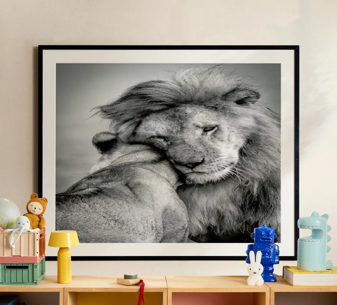 African Love! Ali Khataw poster van Pictufy