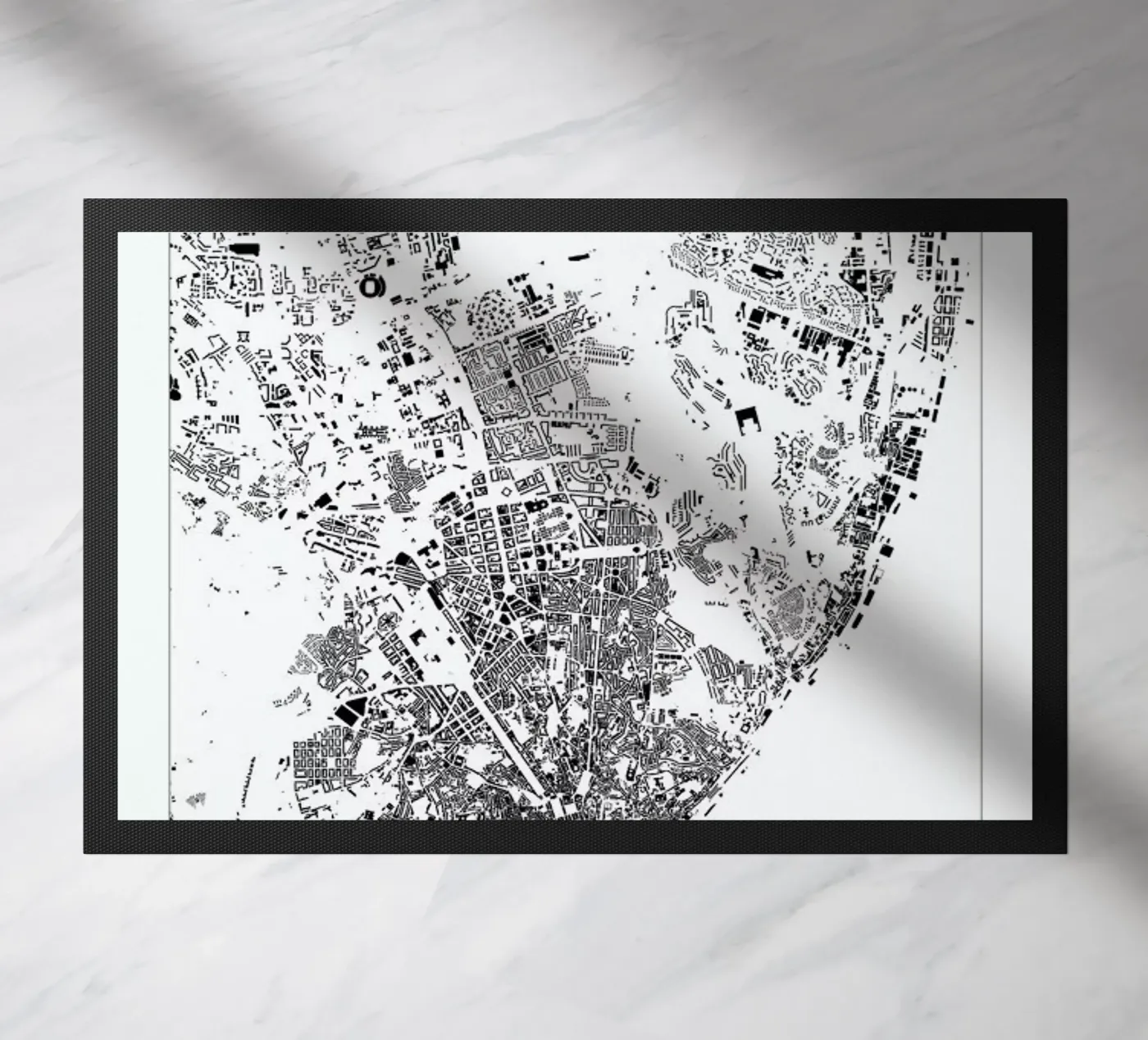 Lisbon deurmat van The Cartography Collection