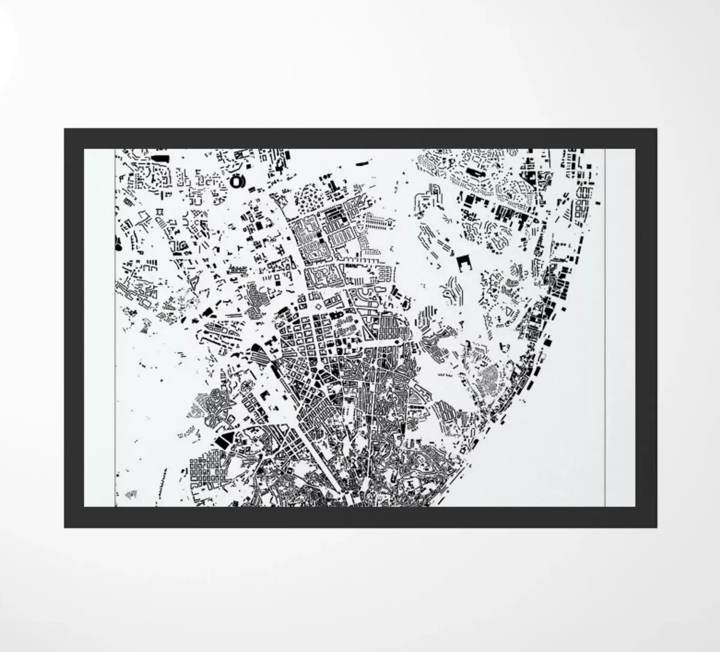 Lisbon deurmat van The Cartography Collection