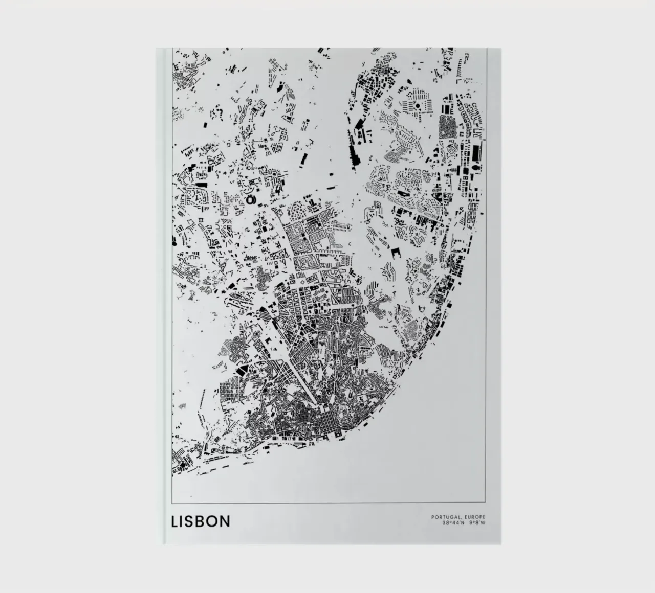 Lisbon notebook by The Cartography Collection