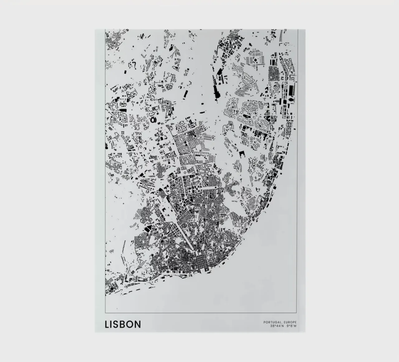 Lisbon notebook by The Cartography Collection