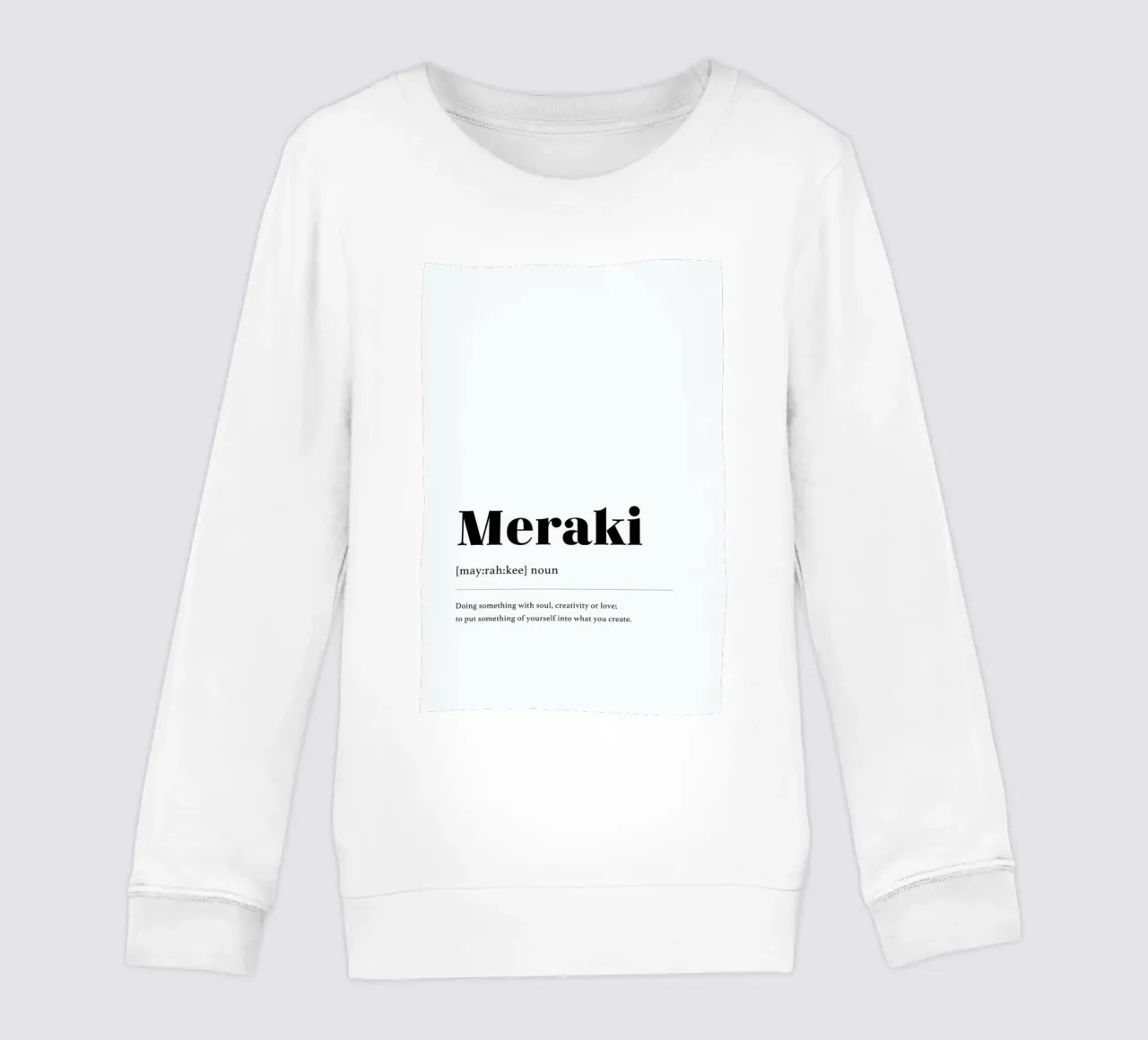 Meraki felpa bambino da daylight design studio