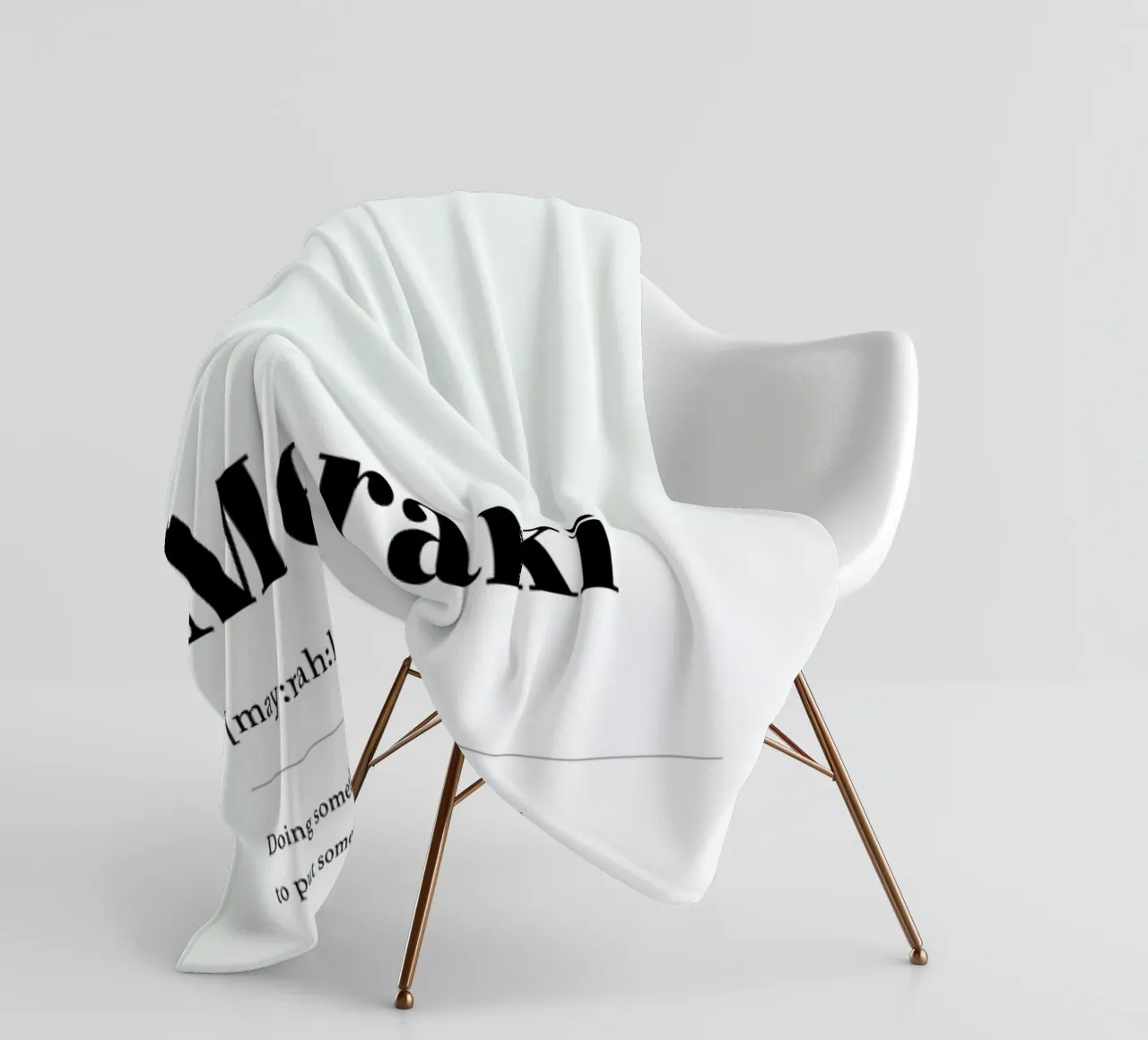 Meraki coperta in pile da daylight design studio