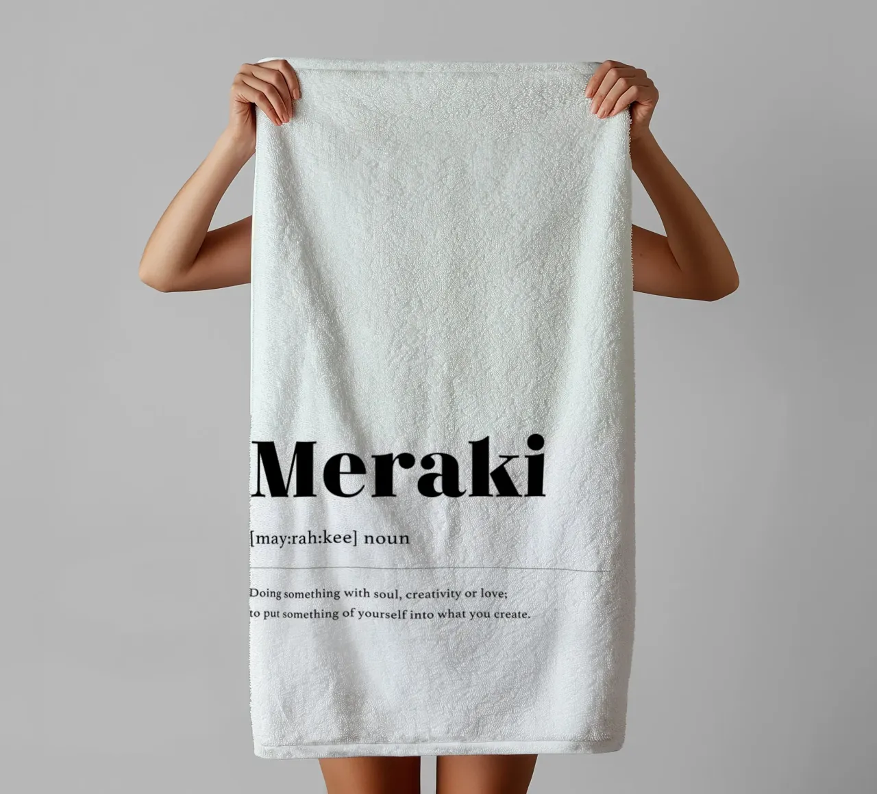 Meraki asciugamano da bagno da daylight design studio