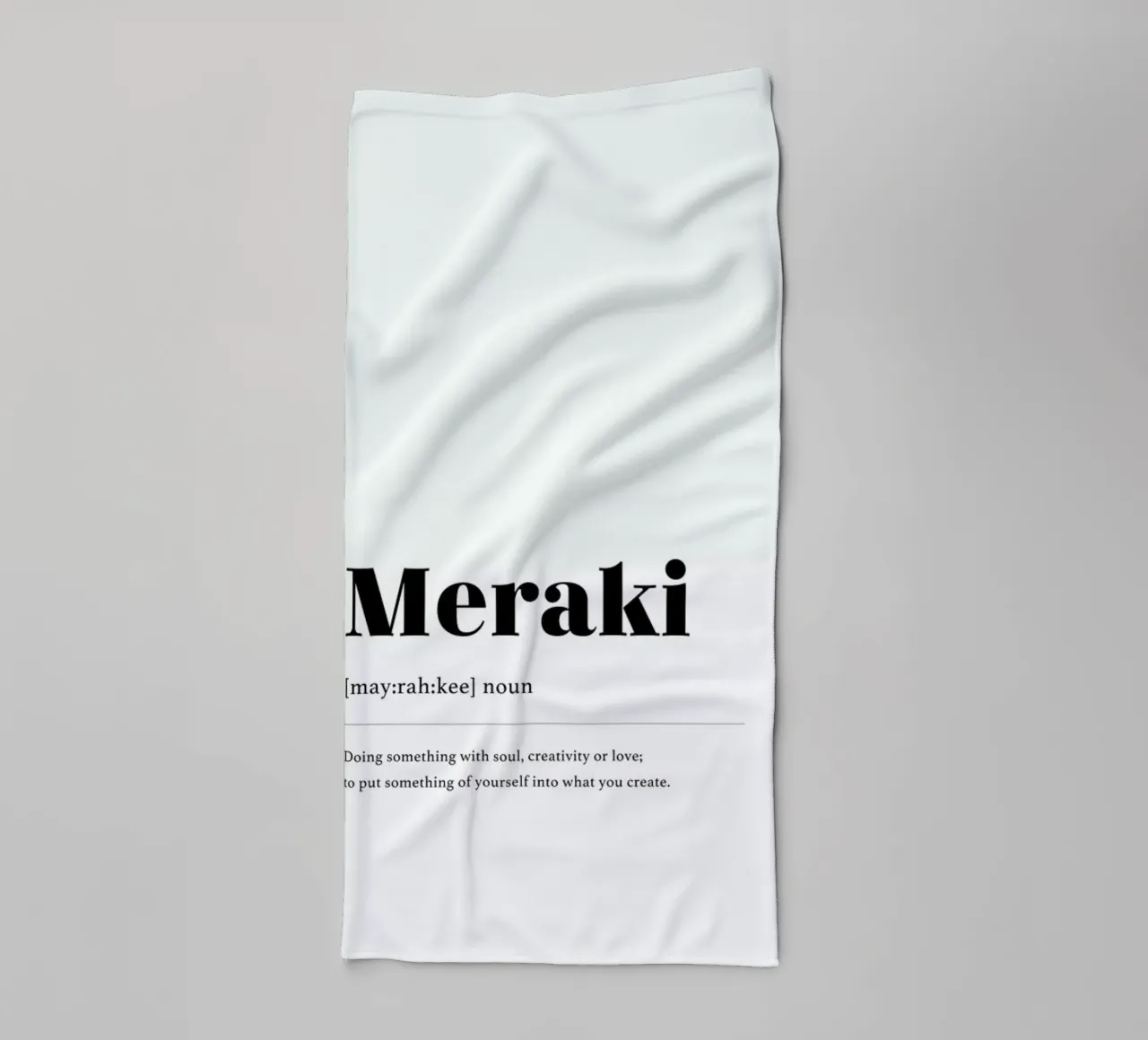 Meraki asciugamano da bagno da daylight design studio