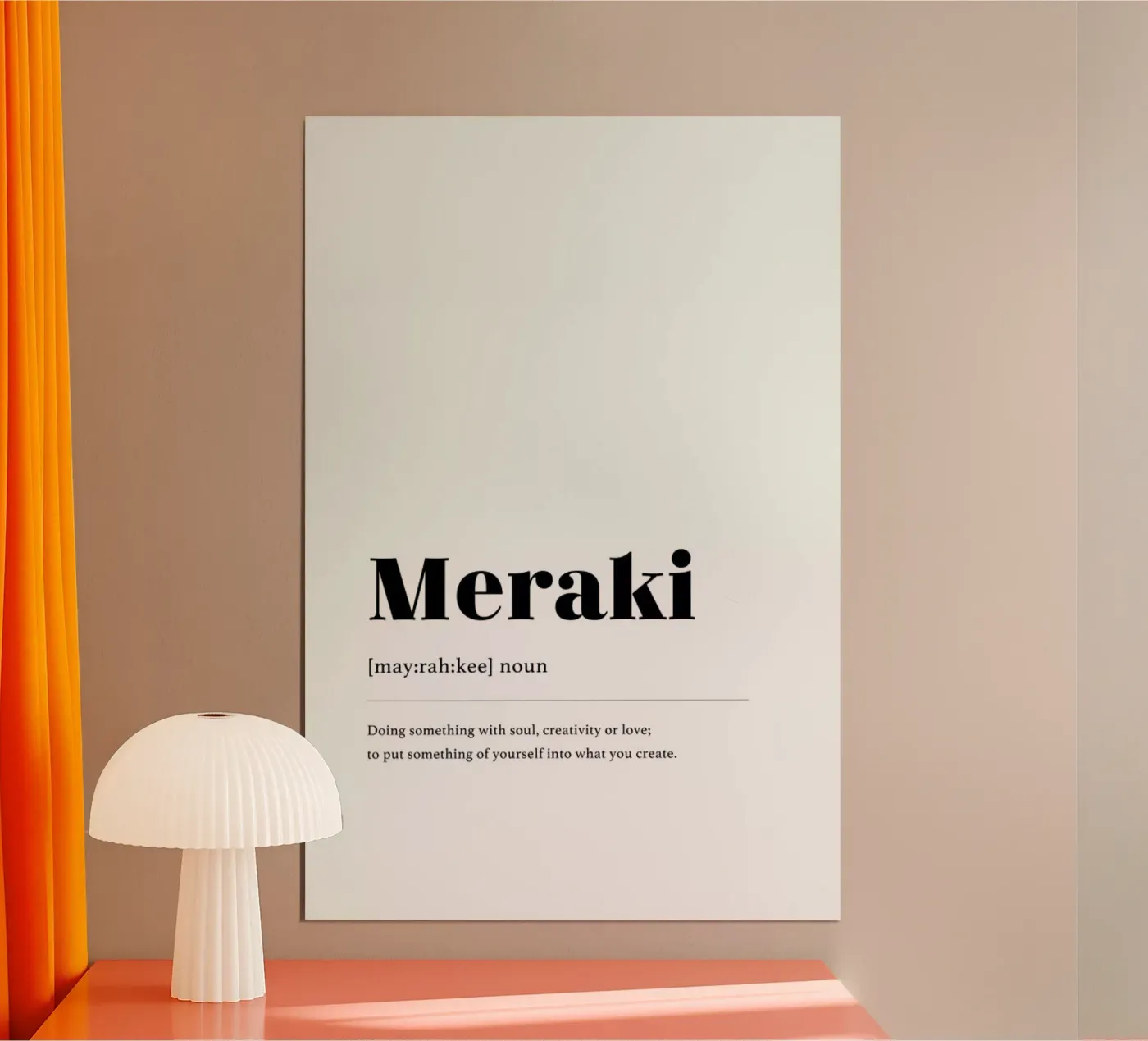 Meraki poster da daylight design studio
