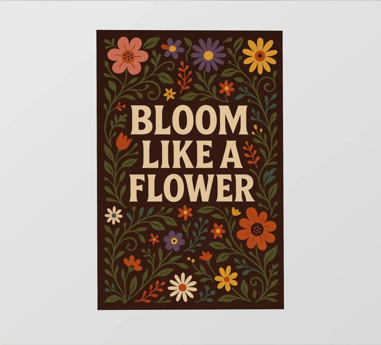 Bloom Like a Flower pellicola backlit da Wall of Whispers