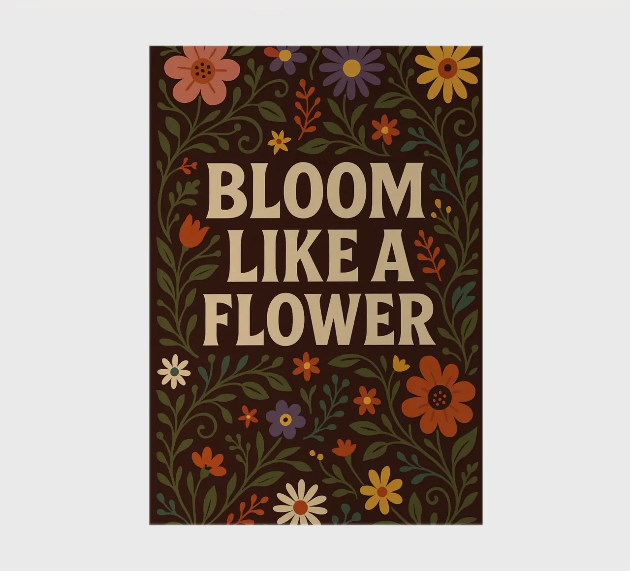 Bloom Like a Flower notebook by Wall of Whispers
