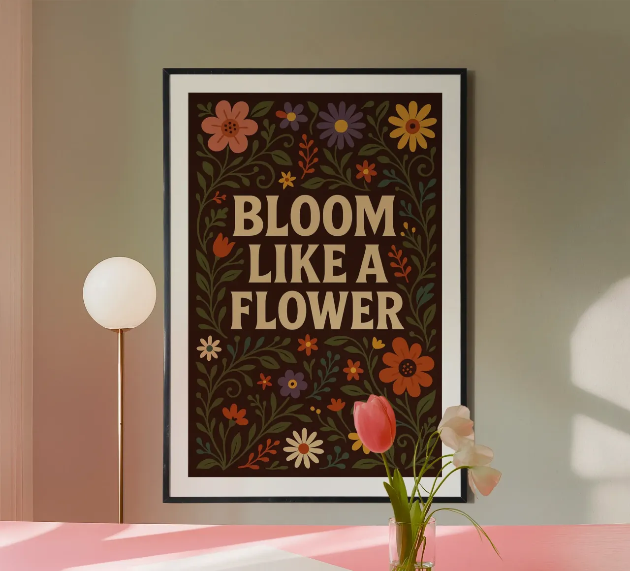 Bloom Like a Flower carta hahnemühle da Wall of Whispers