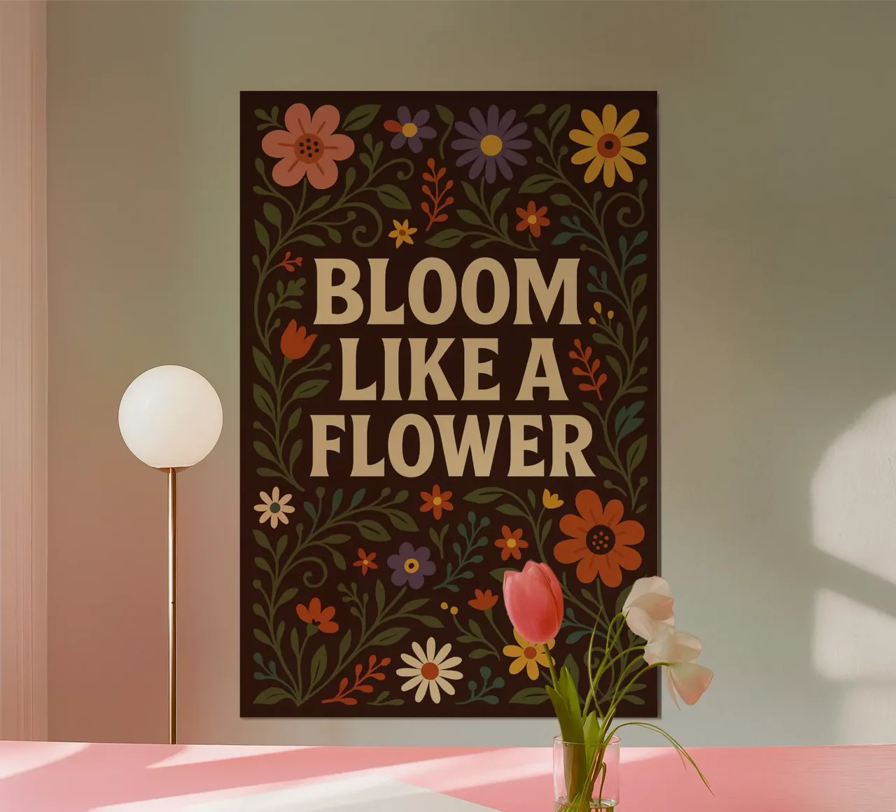 Bloom Like a Flower carta hahnemühle da Wall of Whispers